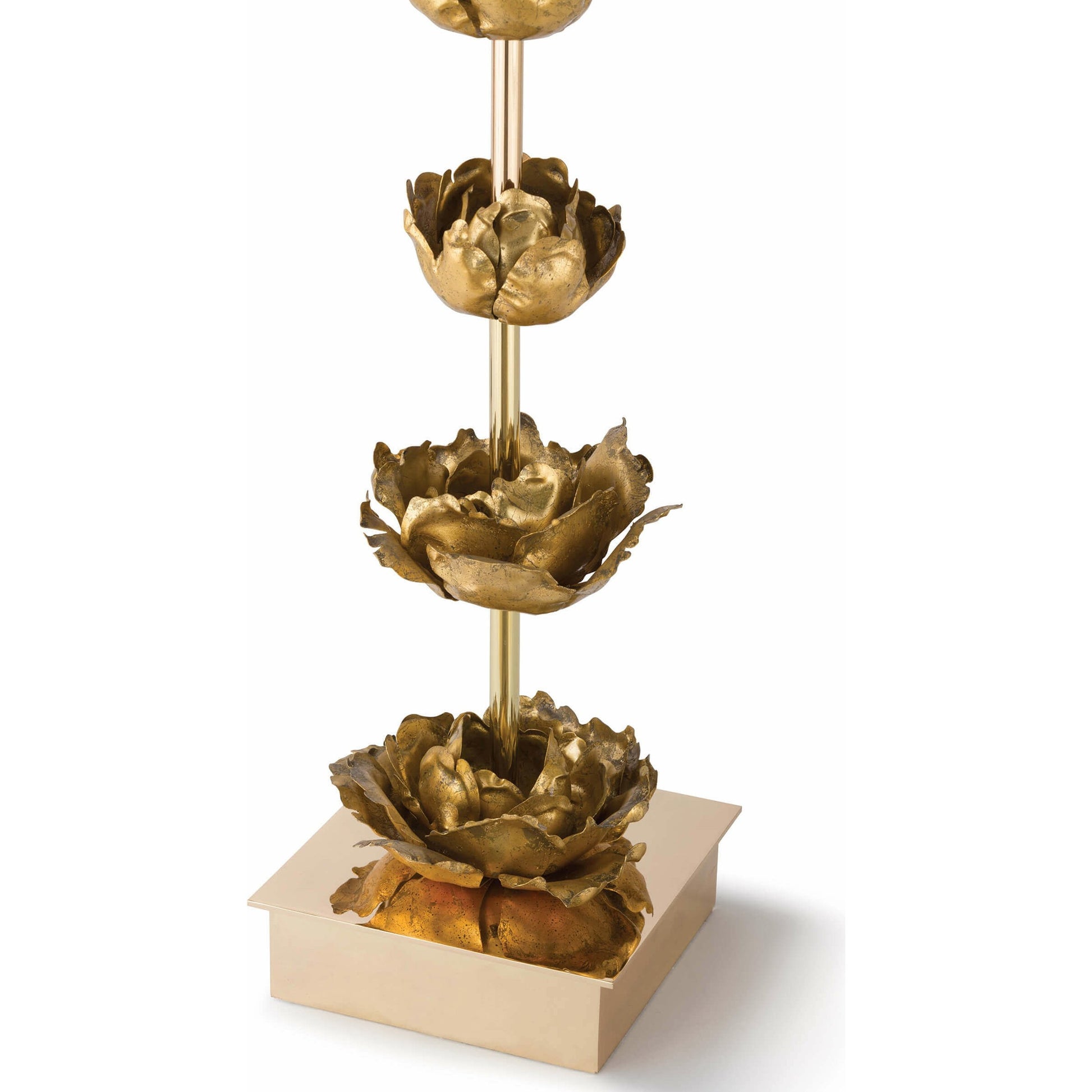 Adeline Table Lamp by Regina Andrew in gold and gold. Made from steel in a modern style.