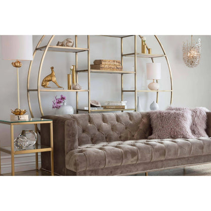 Adeline Buffet Table Lamp by Regina Andrew in gold and gold. Made from steel in a modern style.