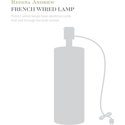 Juliet Crystal Table Lamp by Regina Andrew in clear and clear. Made from crystal in a modern style.