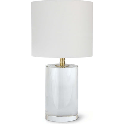 Juliet Crystal Table Lamp by Regina Andrew in clear and clear. Made from crystal in a modern style.
