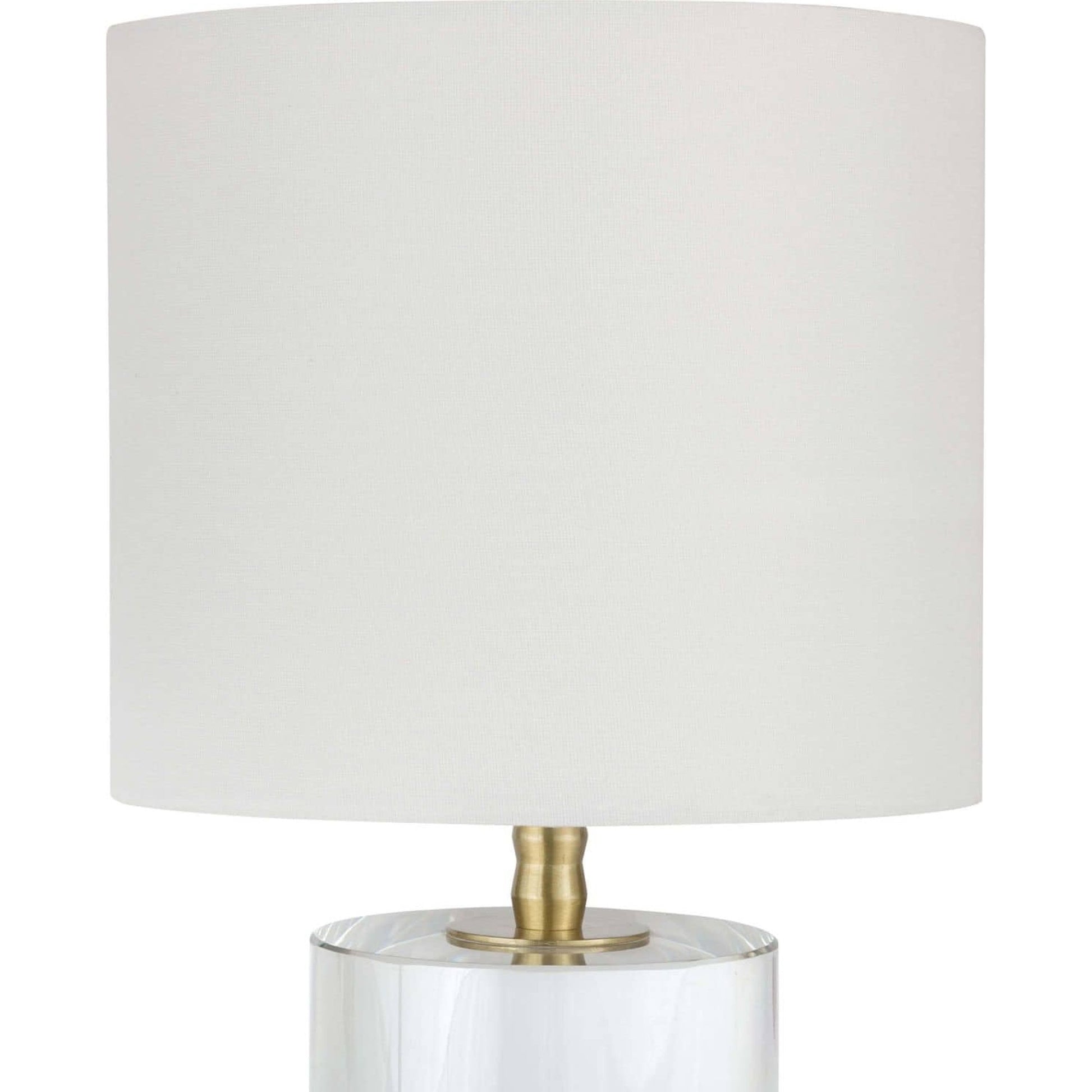 Juliet Crystal Table Lamp by Regina Andrew in clear and clear. Made from crystal in a modern style.