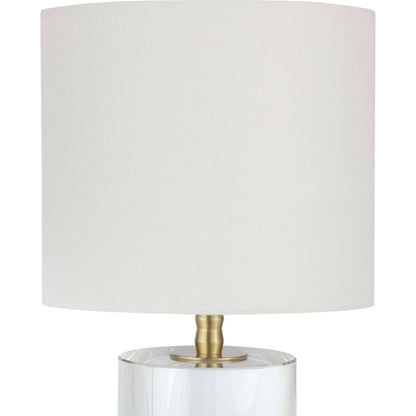 Juliet Crystal Table Lamp by Regina Andrew in clear and clear. Made from crystal in a modern style.