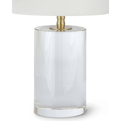 Juliet Crystal Table Lamp by Regina Andrew in clear and clear. Made from crystal in a modern style.