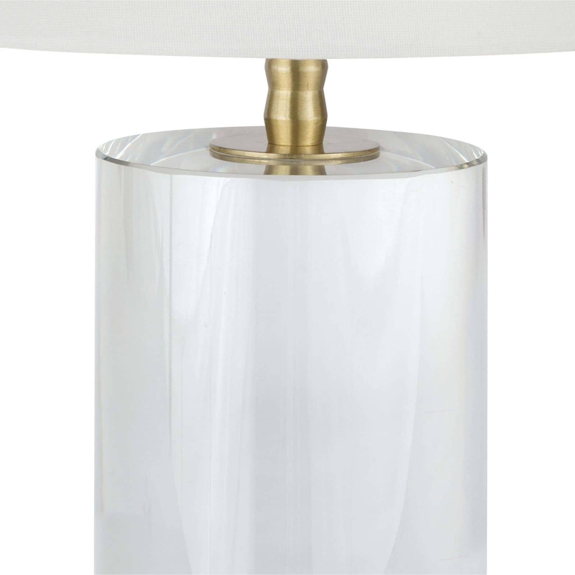 Juliet Crystal Table Lamp by Regina Andrew in clear and clear. Made from crystal in a modern style.