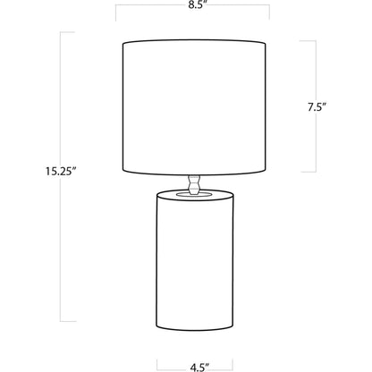 Juliet Crystal Table Lamp by Regina Andrew in clear and clear. Made from crystal in a modern style.
