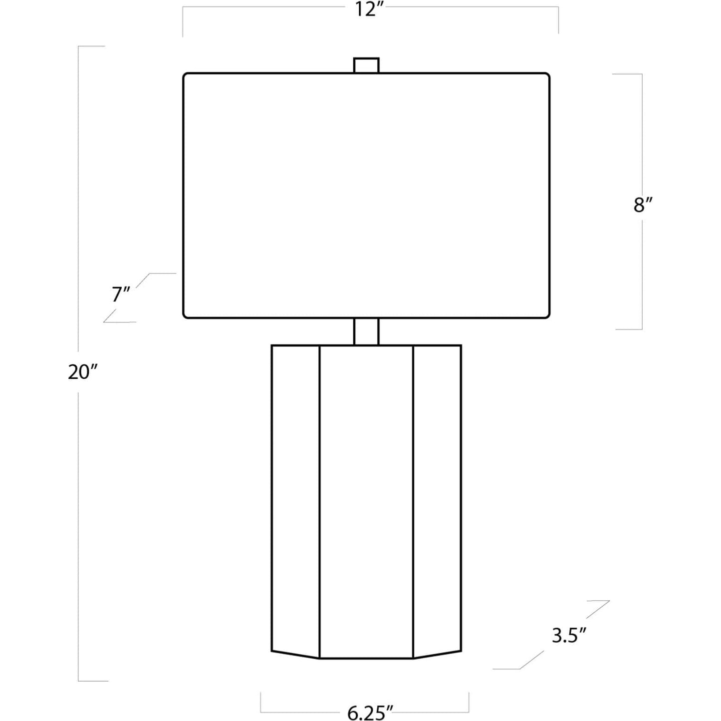 002 S-341586 | Additional Silo | Grace Alabaster Table Lamp by Regina Andrew in white, natural. Made from alabaster in a modern style.