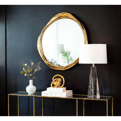 Angelica Crystal Table Lamp by Regina Andrew in clear and clear. Made from crystal in a modern style.