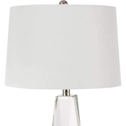 Angelica Crystal Table Lamp by Regina Andrew in clear and clear. Made from crystal in a modern style.