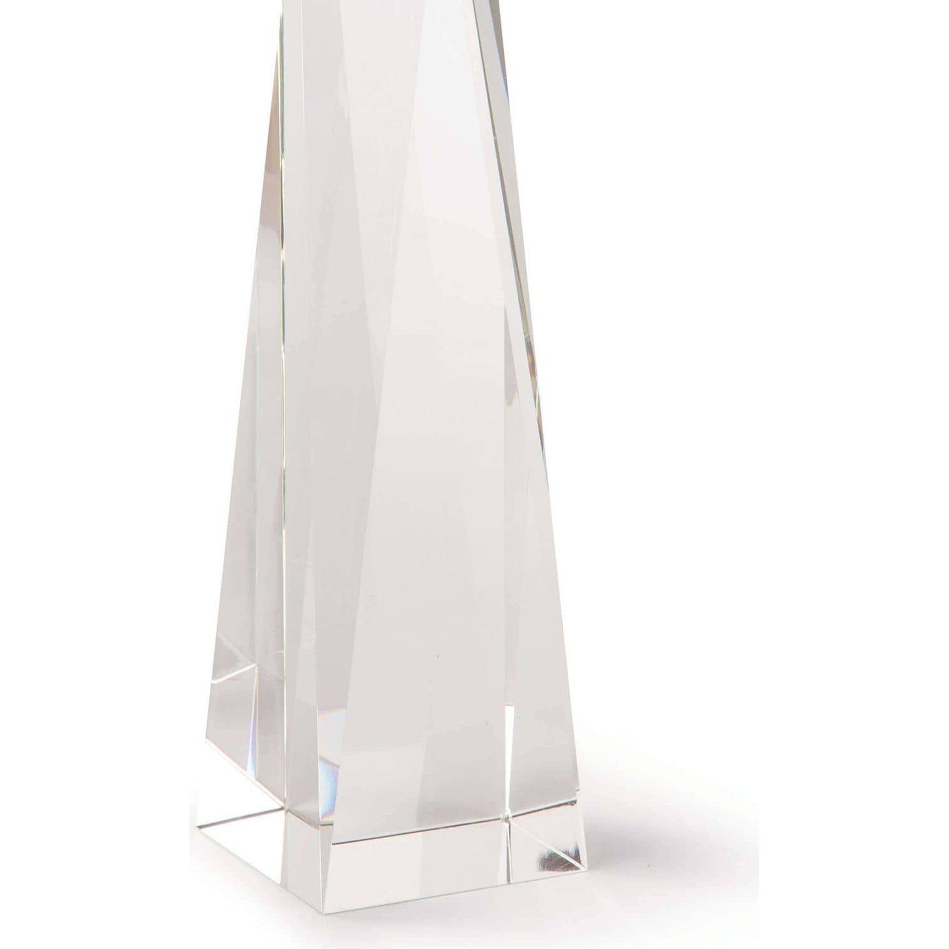 Angelica Crystal Table Lamp by Regina Andrew in clear and clear. Made from crystal in a modern style.