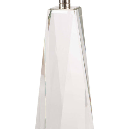 Angelica Crystal Table Lamp by Regina Andrew in clear and clear. Made from crystal in a modern style.