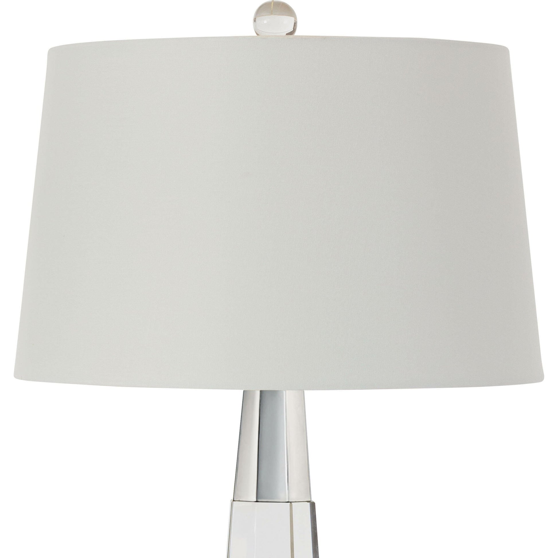 Carli Crystal Table Lamp by Regina Andrew in clear and clear. Made from crystal in a modern style.