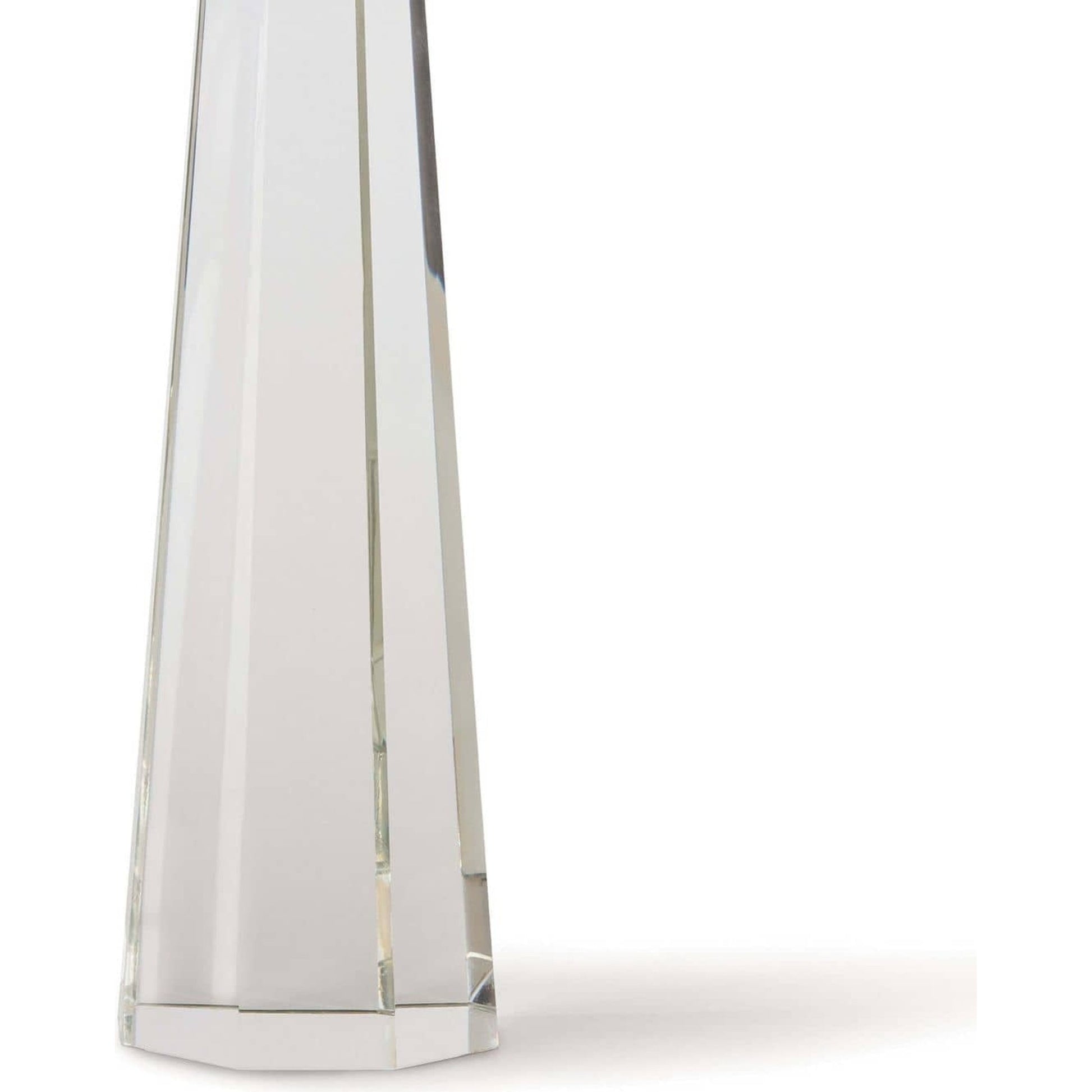Carli Crystal Table Lamp by Regina Andrew in clear and clear. Made from crystal in a modern style.