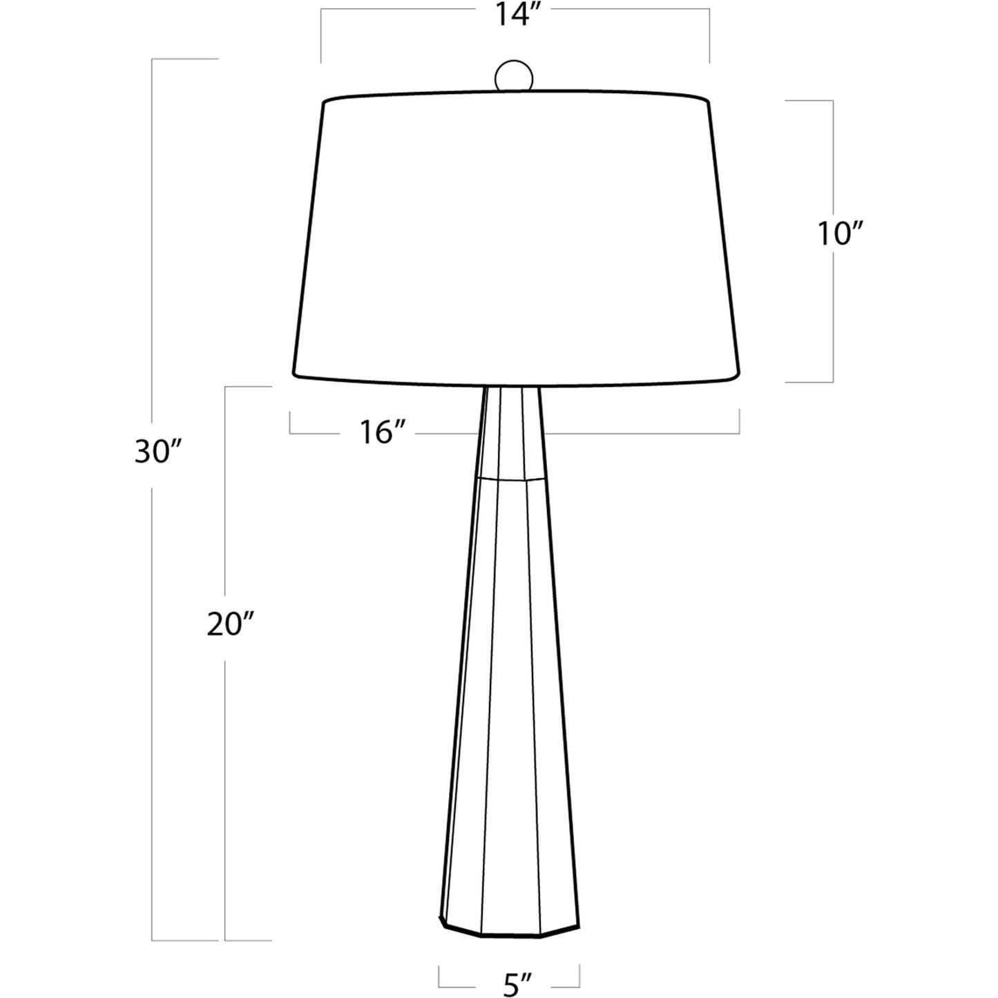 002 S-341514 | Additional Silo | Carli Crystal Table Lamp by Regina Andrew in clear and clear. Made from crystal in a modern style.