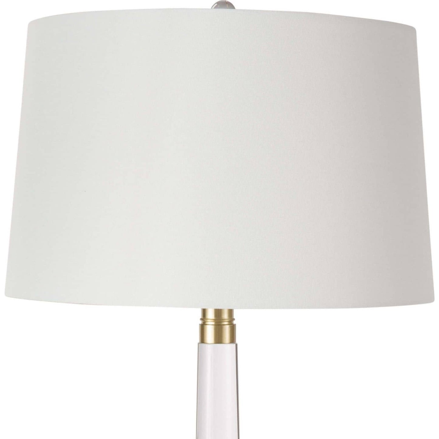 003 S-341717 | Closeup | Stowe Crystal Table Lamp by Regina Andrew in clear and clear. Made from crystal in a transitional style.