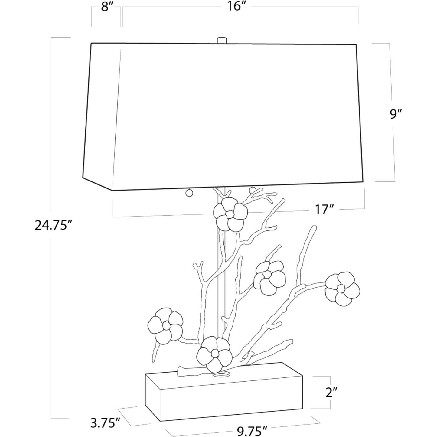002 SI-1759135 | Additional Silo | Cherise Horizontal Table Lamp by Regina Andrew in gold. Made from brass in a coastal style.