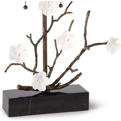 Cherise Horizontal Table Lamp by Regina Andrew in gold. Made from brass in a coastal style.