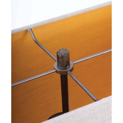 Cherise Horizontal Table Lamp by Regina Andrew in gold. Made from brass in a coastal style.