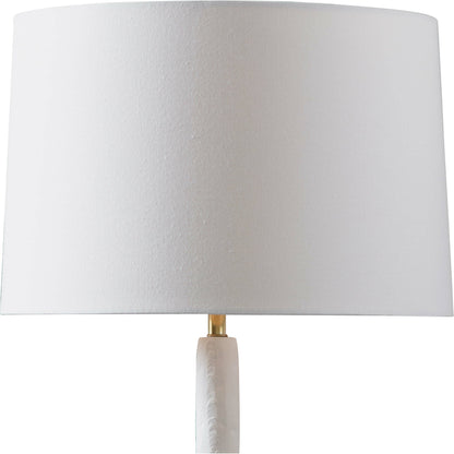 Hope Table Lamp by Regina Andrew in white, natural and white. Made from aluminum in a modern style.