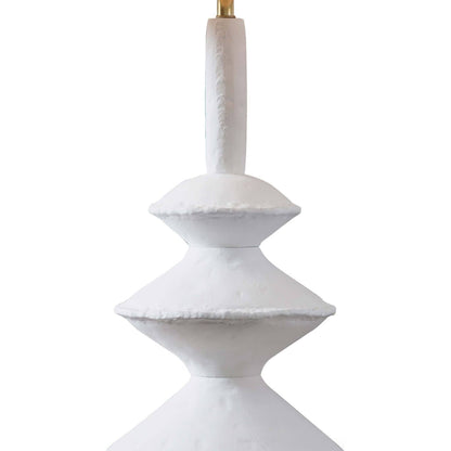 Hope Table Lamp by Regina Andrew in white, natural and white. Made from aluminum in a modern style.