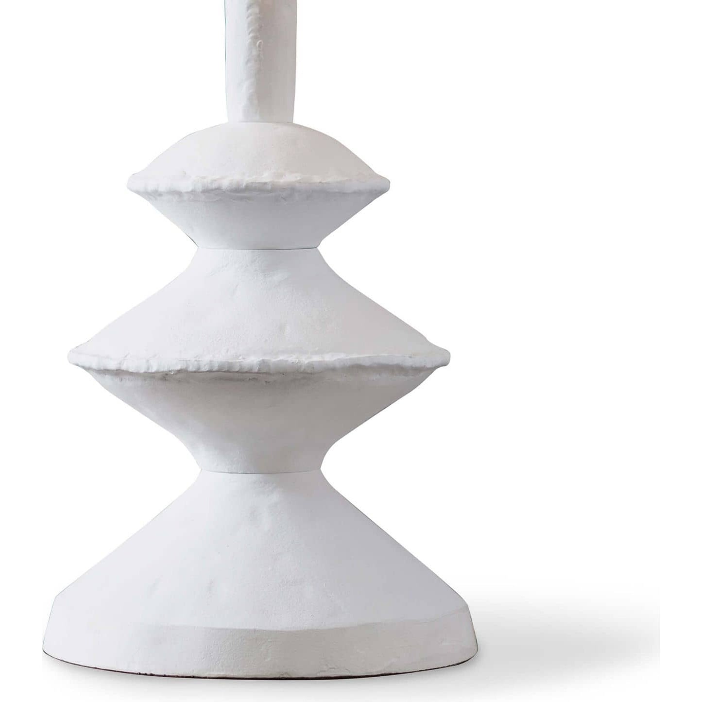 005 S-341594 | Closeup | Hope Table Lamp by Regina Andrew in white, natural and white. Made from aluminum in a modern style.