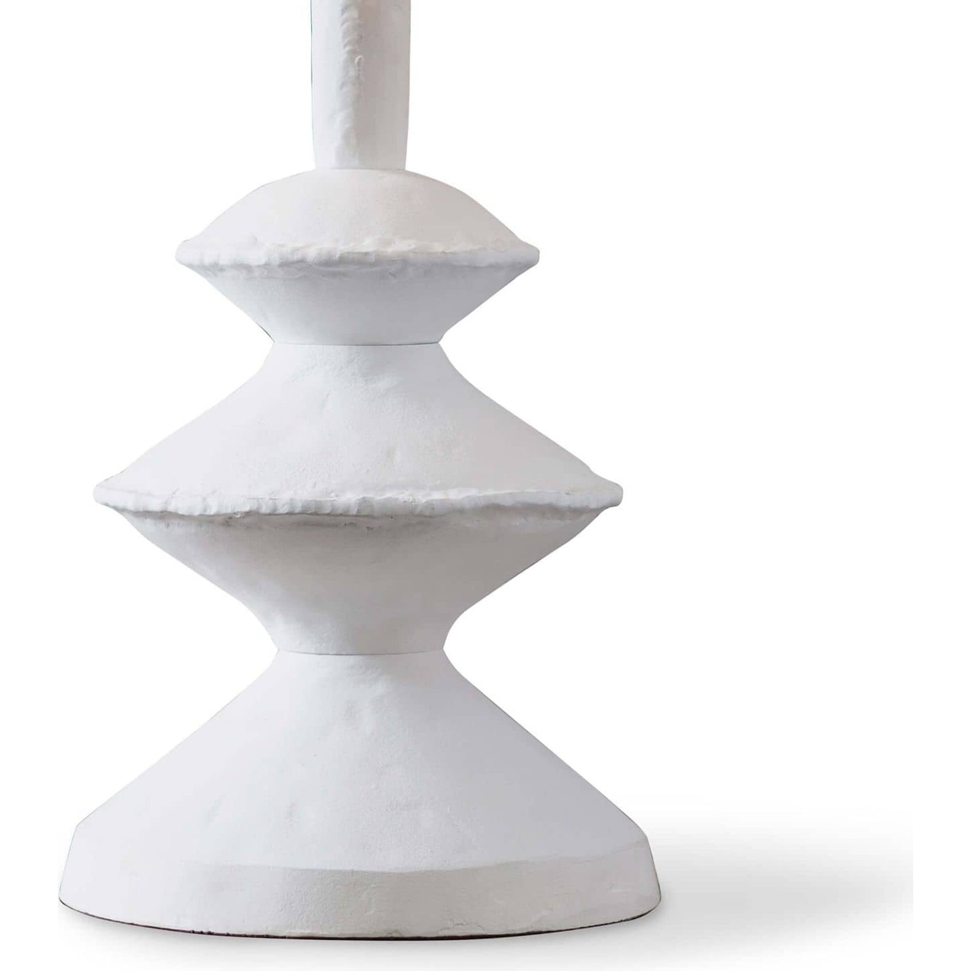 Hope Table Lamp by Regina Andrew in white, natural and white. Made from aluminum in a modern style.