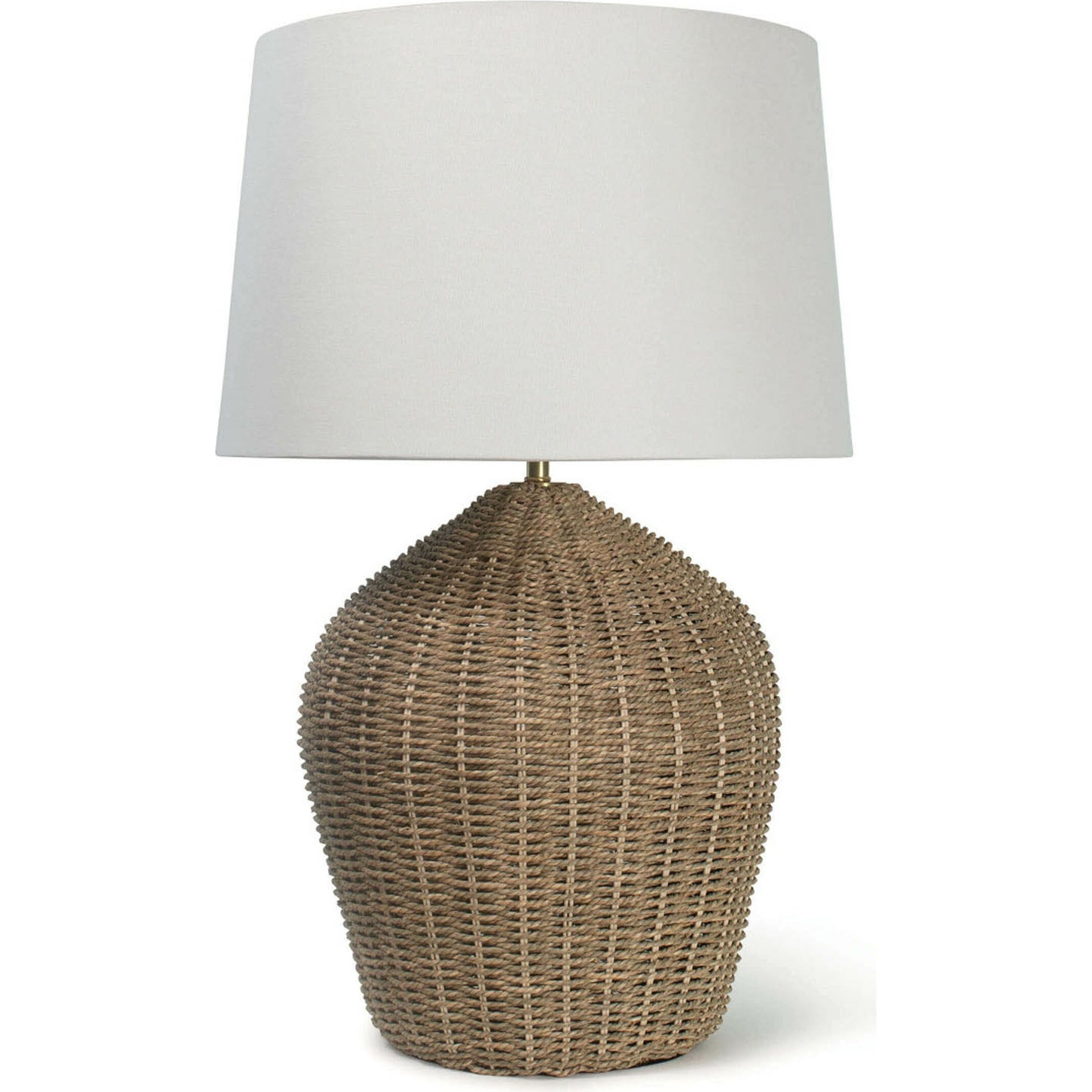 Georgian Table Lamp by Regina Andrew. Made from rattan in a modern style.