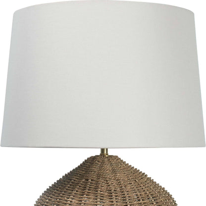 Georgian Table Lamp by Regina Andrew. Made from rattan in a modern style.