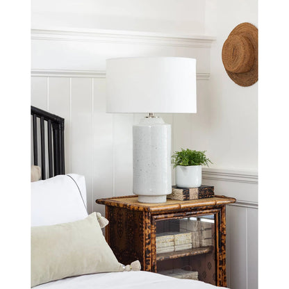 Markus Table Lamp by Regina Andrew in white. Made from ceramic in a cottage & farmhouse style.