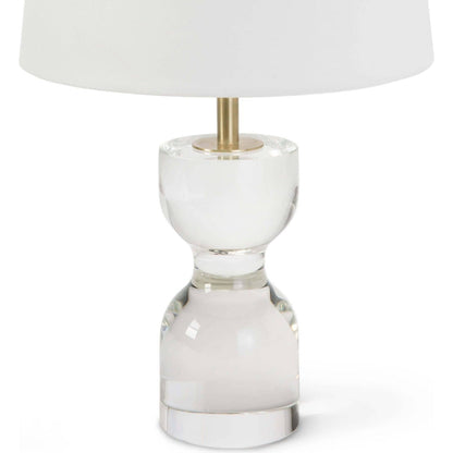 Joan Crystal Table Lamp by Regina Andrew in clear. Made from crystal in a transitional style.