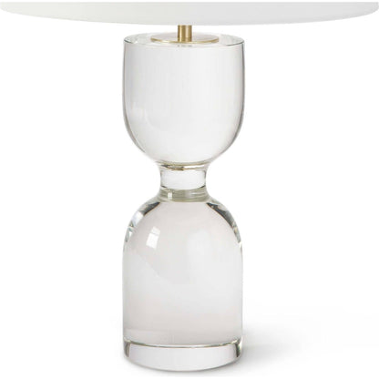 Joan Crystal Table Lamp by Regina Andrew in clear. Made from crystal in a transitional style.
