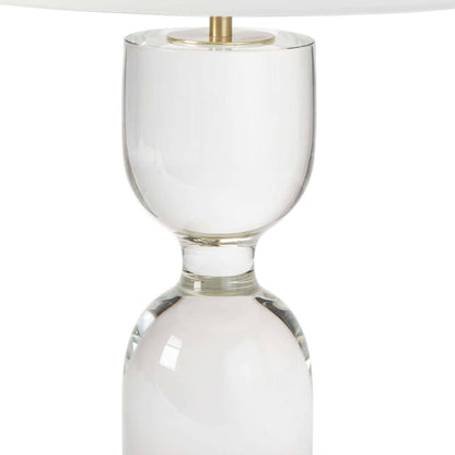 Joan Crystal Table Lamp by Regina Andrew in clear. Made from crystal in a transitional style.