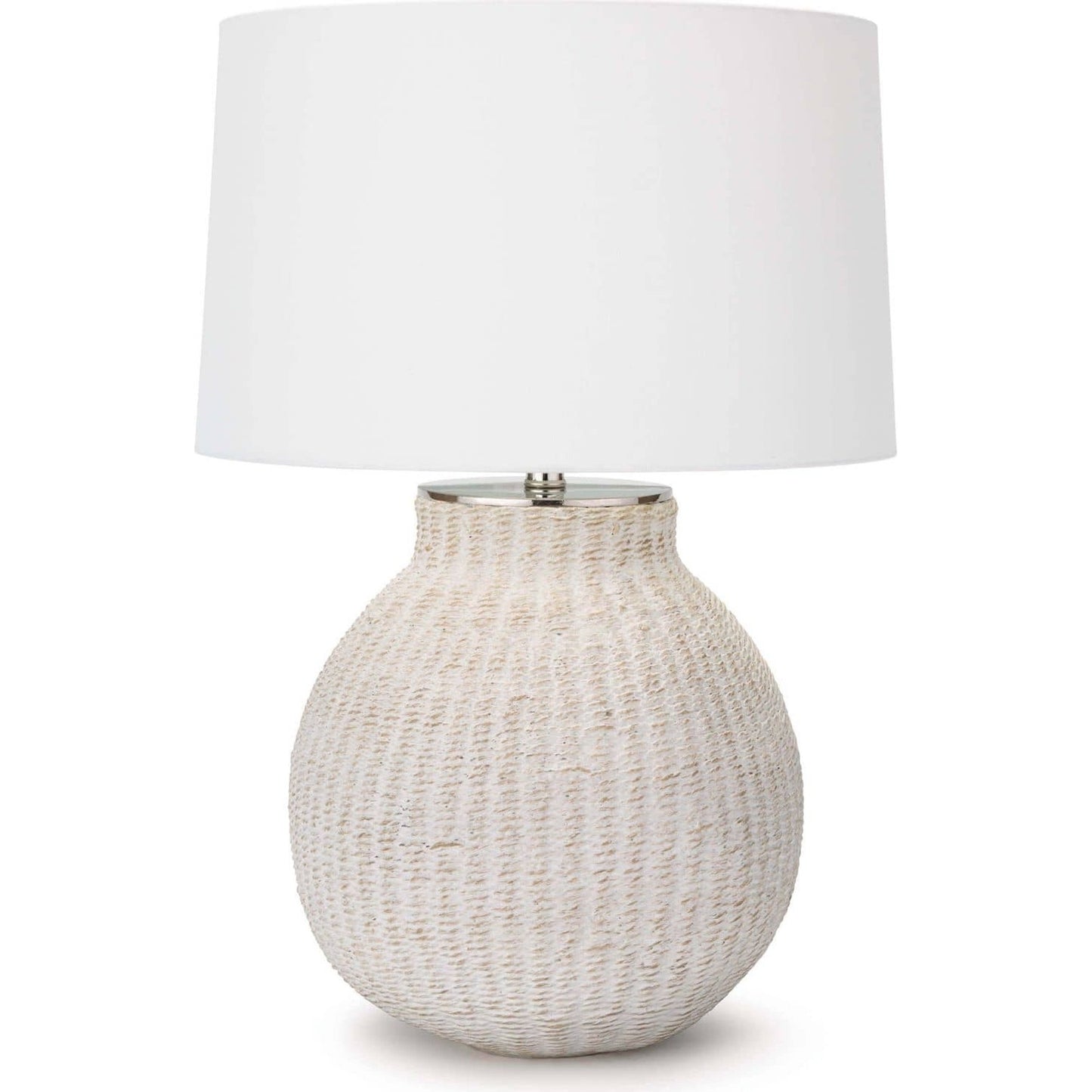 000 SI-1759185 | Primary Silo | Hobi Table Lamp by Regina Andrew in white washed. Made from natural material in a coastal style.