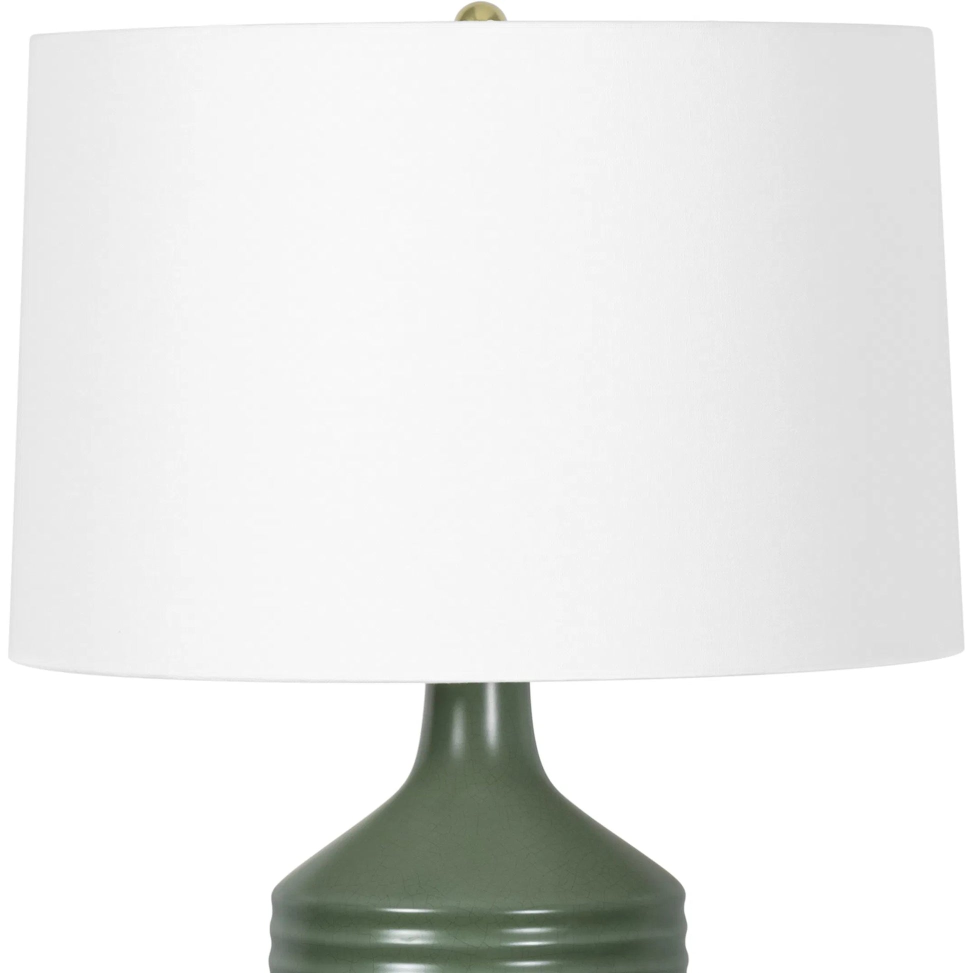 Temperance Ceramic Table Lamp by Regina Andrew in green. Made from ceramic in a modern style.