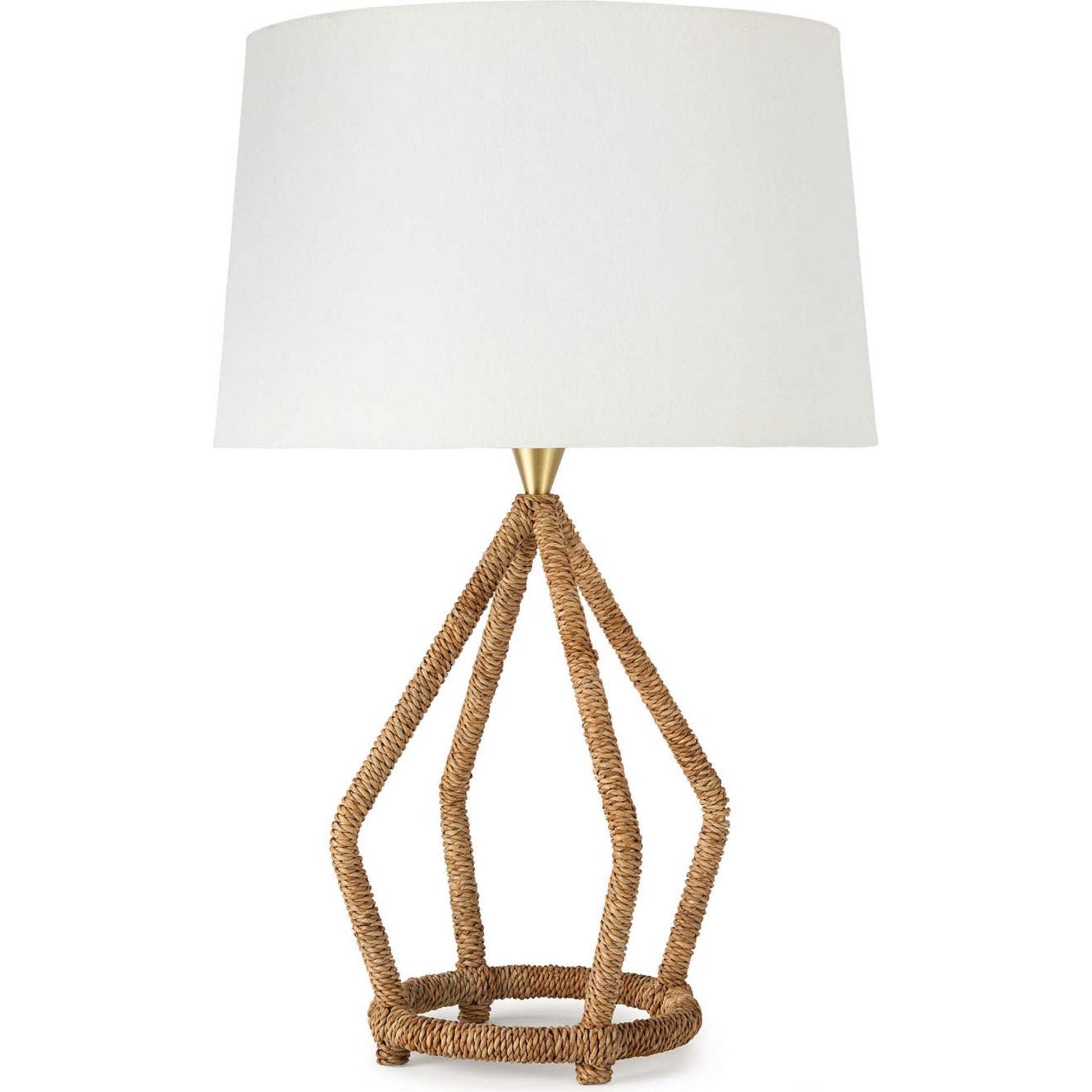 Bimini Table Lamp by Regina Andrew in brown. Made from steel in a coastal style.