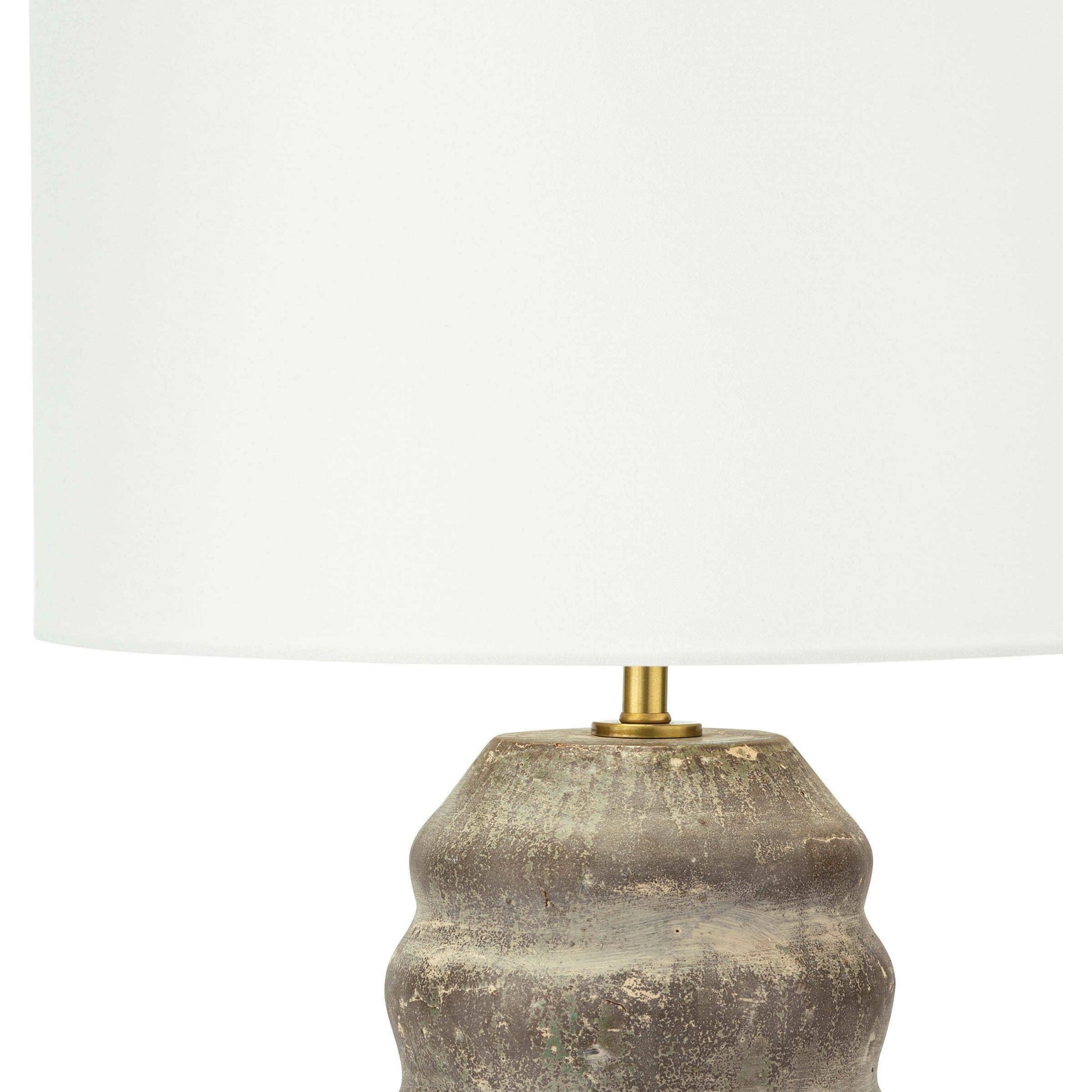 Ola Table Lamp by Regina Andrew in brown. Made from ceramic in a eclectic & global style.