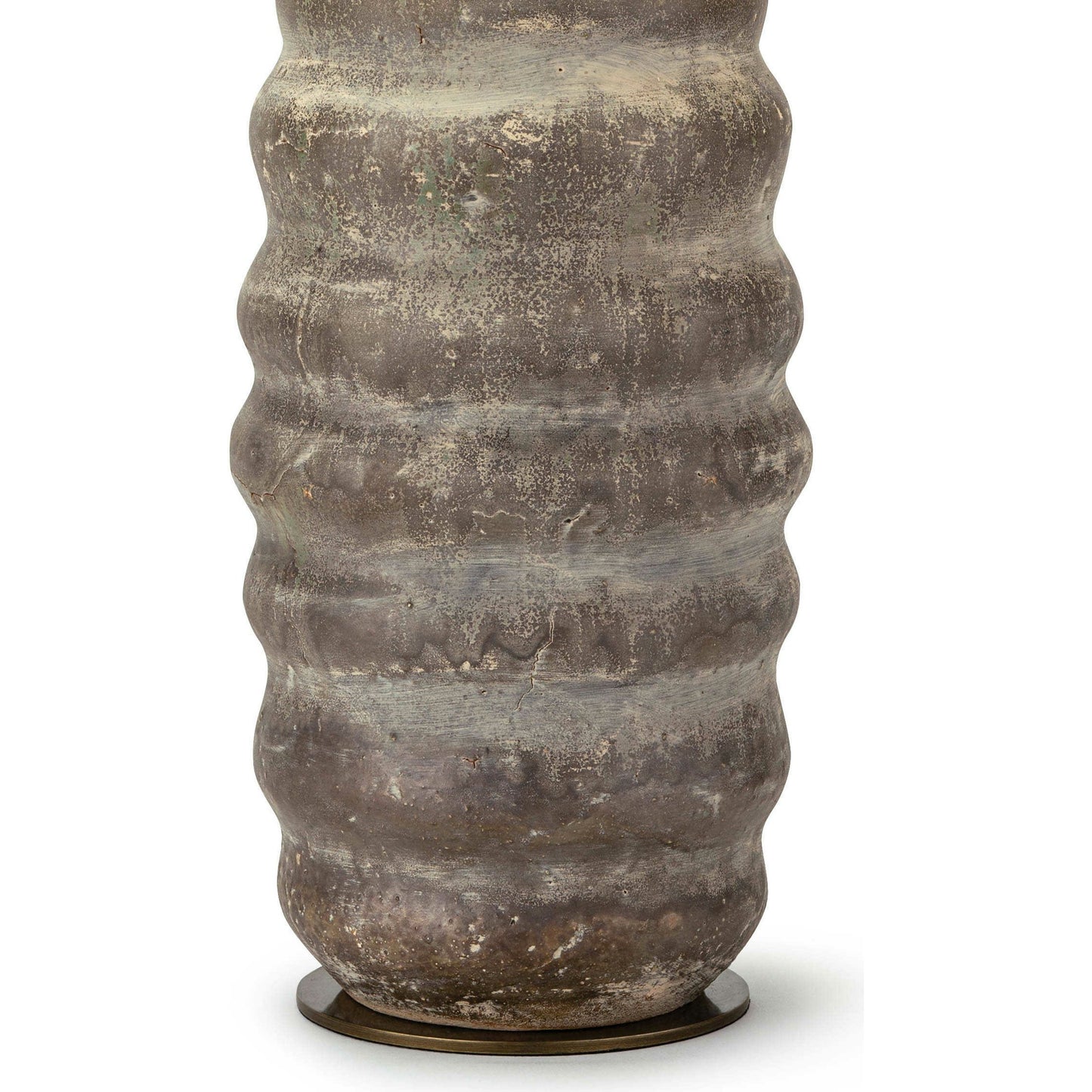 004 SI-1759216 | Closeup | Ola Table Lamp by Regina Andrew in brown. Made from ceramic in a eclectic & global style.