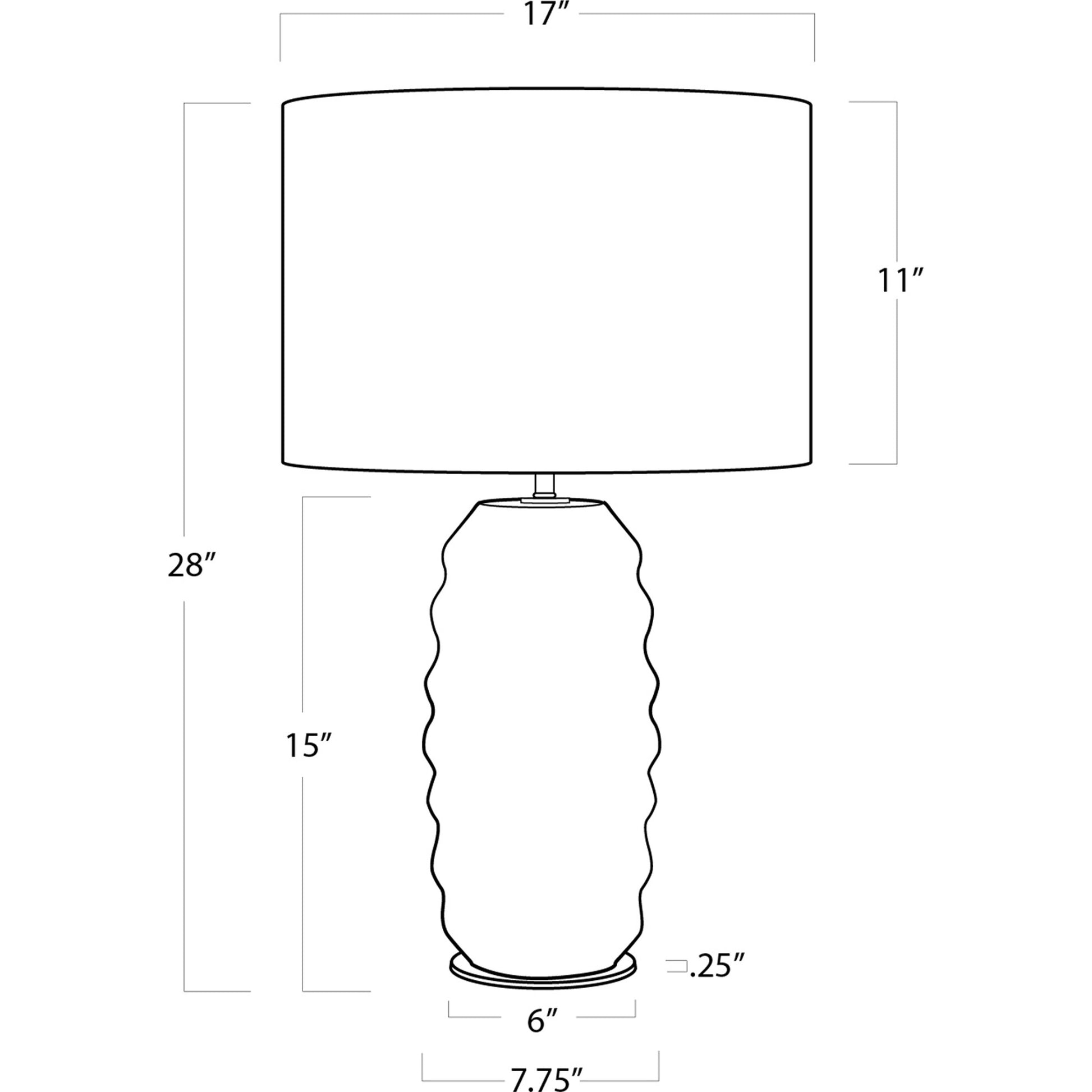 Ola Table Lamp by Regina Andrew in brown. Made from ceramic in a eclectic & global style.