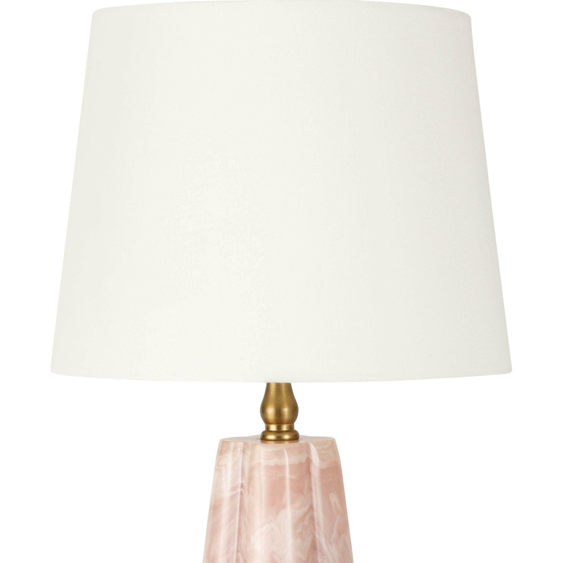 Joelle Mini Lamp by Regina Andrew in pink and rose. Made from resin in a transitional style.