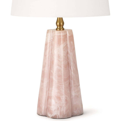 Joelle Mini Lamp by Regina Andrew in pink and rose. Made from resin in a transitional style.