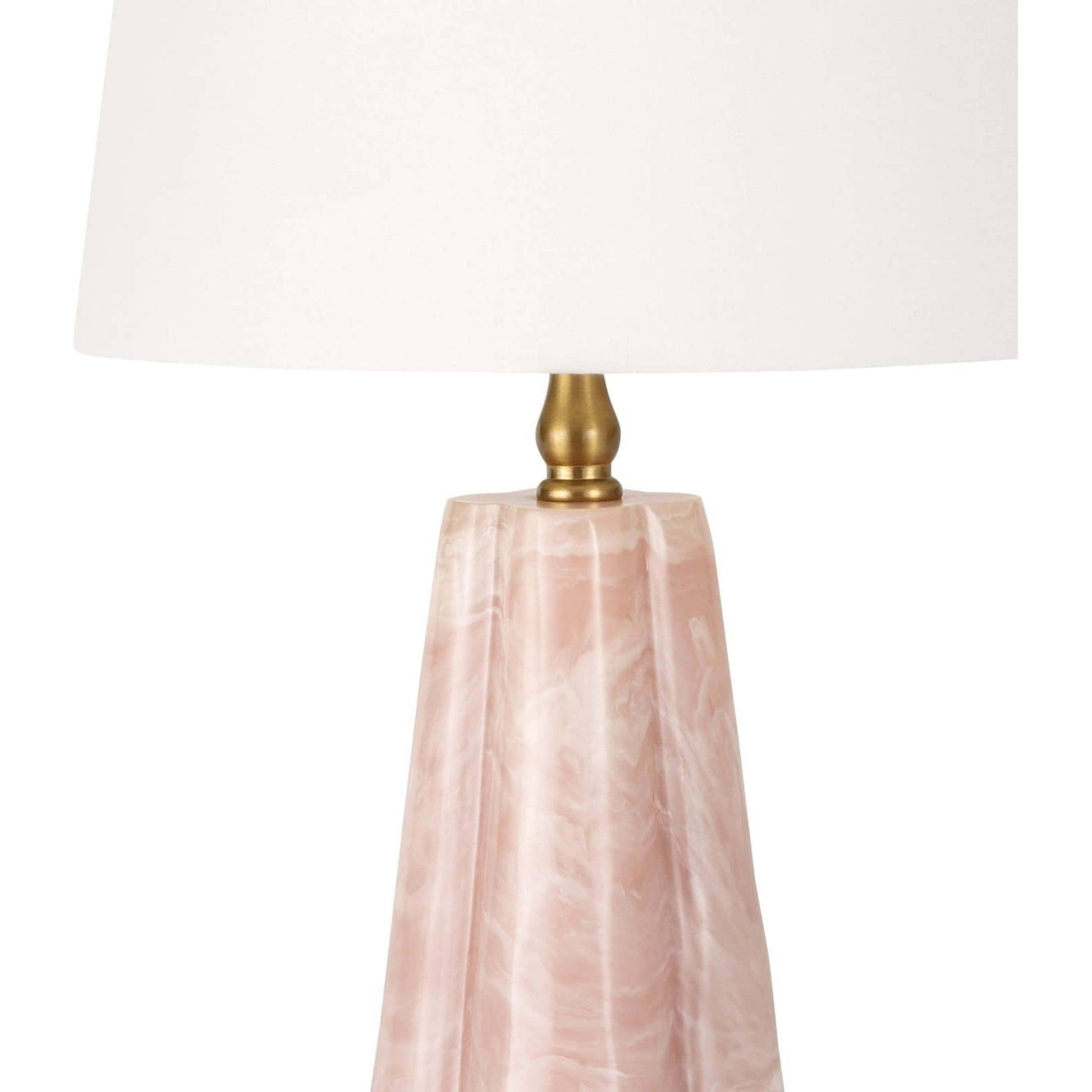 Joelle Mini Lamp by Regina Andrew in pink and rose. Made from resin in a transitional style.