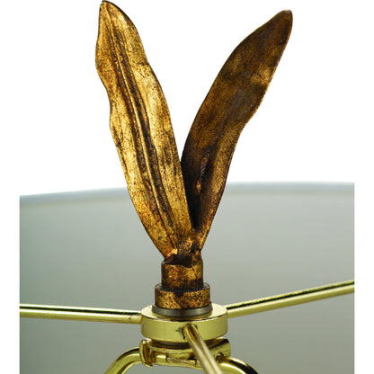 Trillium Buffet Lamp by Regina Andrew in brass. Made from steel in a transitional style.