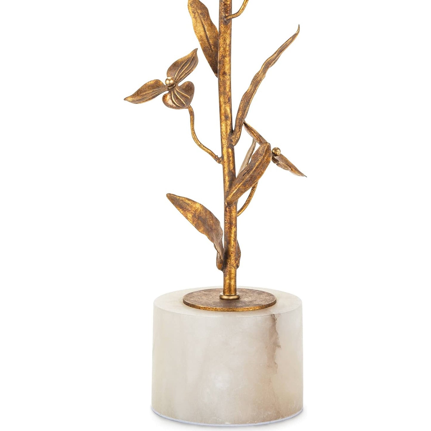 004 SI-1759290 | Closeup | Trillium Buffet Lamp by Regina Andrew in brass. Made from steel in a transitional style.