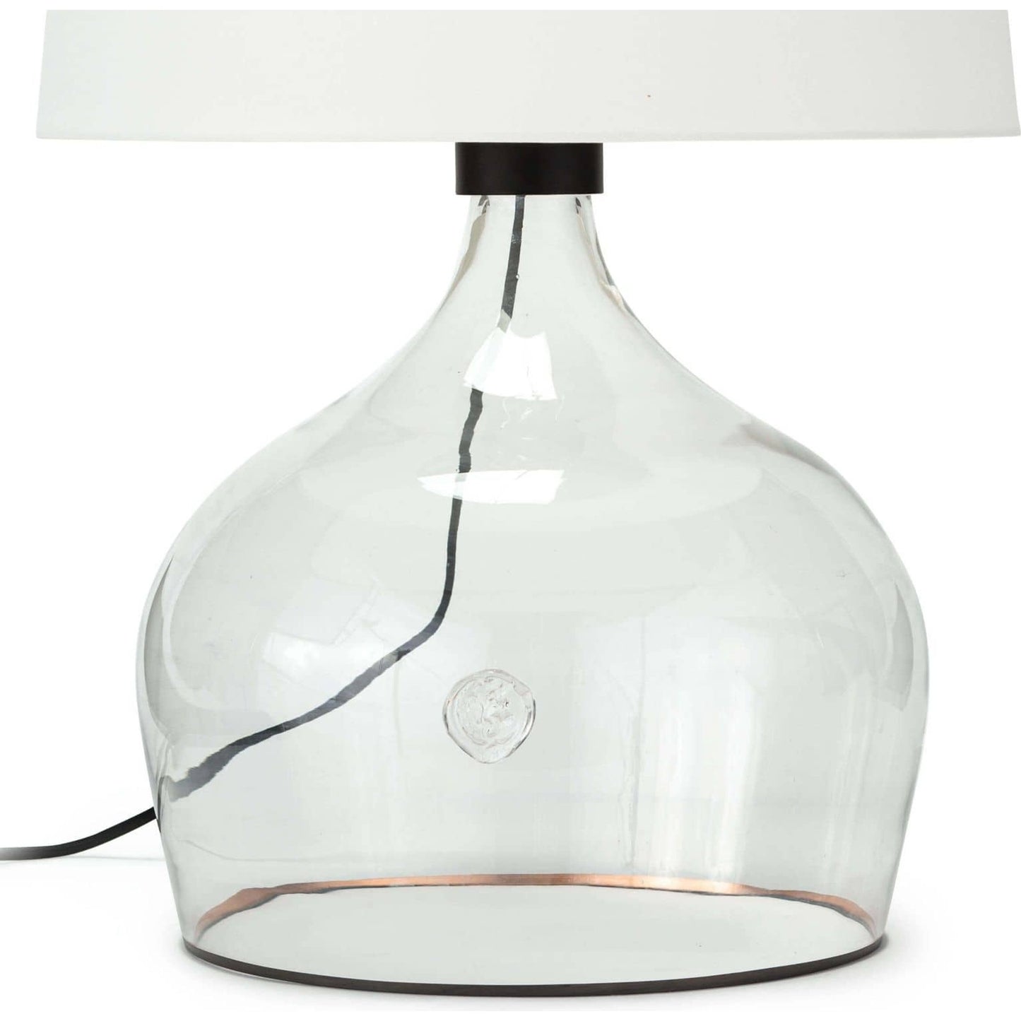 005 SR-833958 | Closeup | Demi John Table Lamp by Regina Andrew in clear. Made from glass in a coastal style.