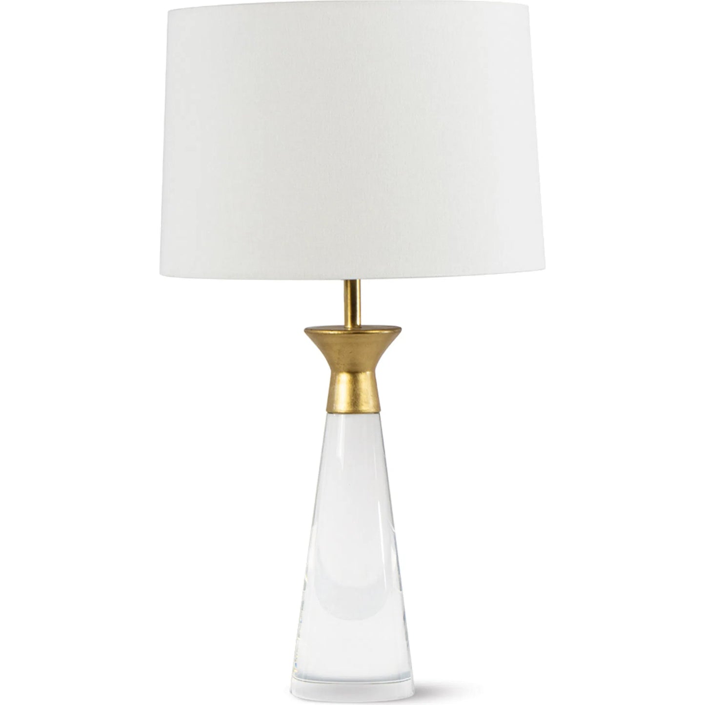 000 SI-2262588 | Primary Silo | Starling Crystal Table Lamp by Regina Andrew in clear, gold leaf. Made from crystal in a unique style.