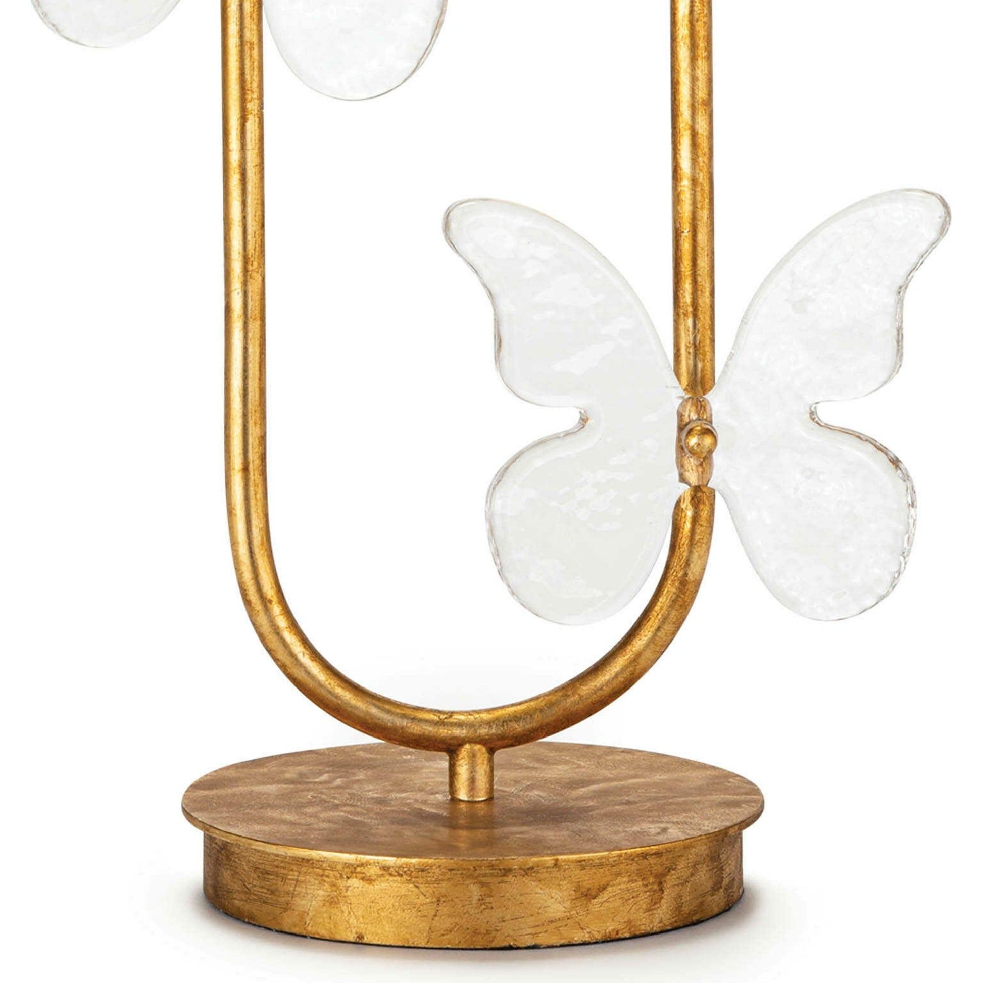 Monarch Table Lamp by Regina Andrew in gold and gold leaf. Made from steel in a eclectic & global style.