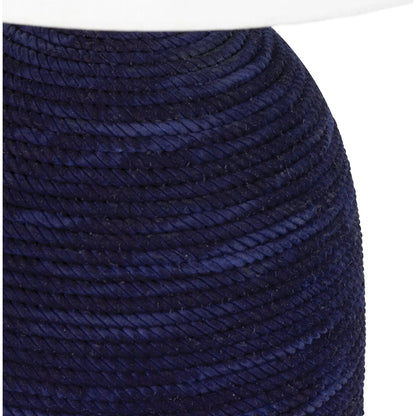 Manuka Table Lamp by Regina Andrew in indigo. Made from rope in a rustic style.