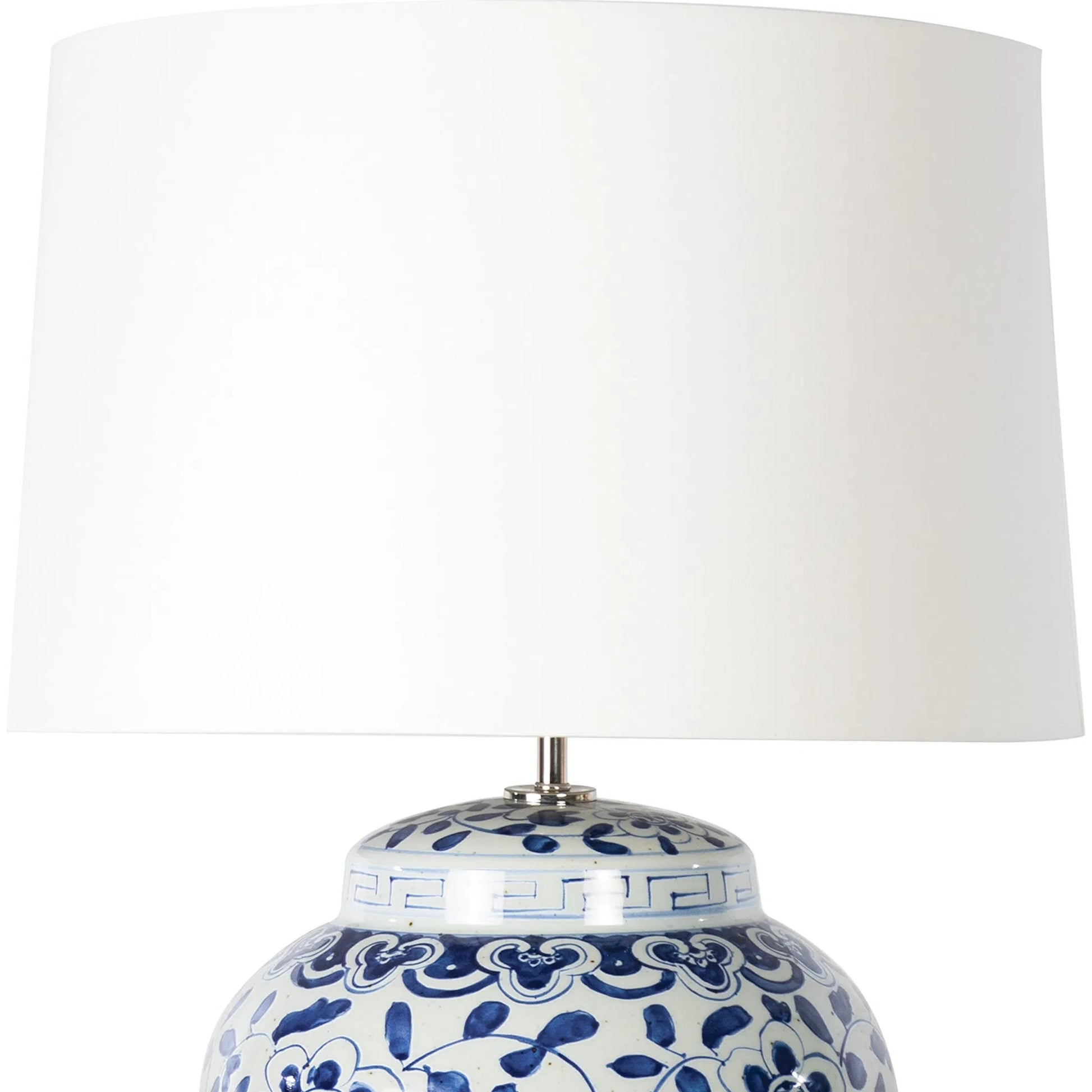Royal Ceramic Table Lamp by Regina Andrew in blue. Made from ceramic in a traditional style.