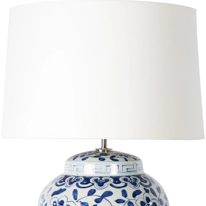 Royal Ceramic Table Lamp by Regina Andrew in blue. Made from ceramic in a traditional style.