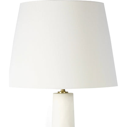 Kayla Table Lamp by Regina Andrew in white. Made from ceramic in a modern style.