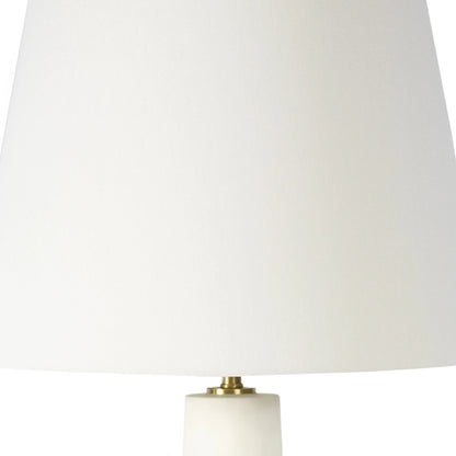 Kayla Table Lamp by Regina Andrew in white. Made from ceramic in a modern style.